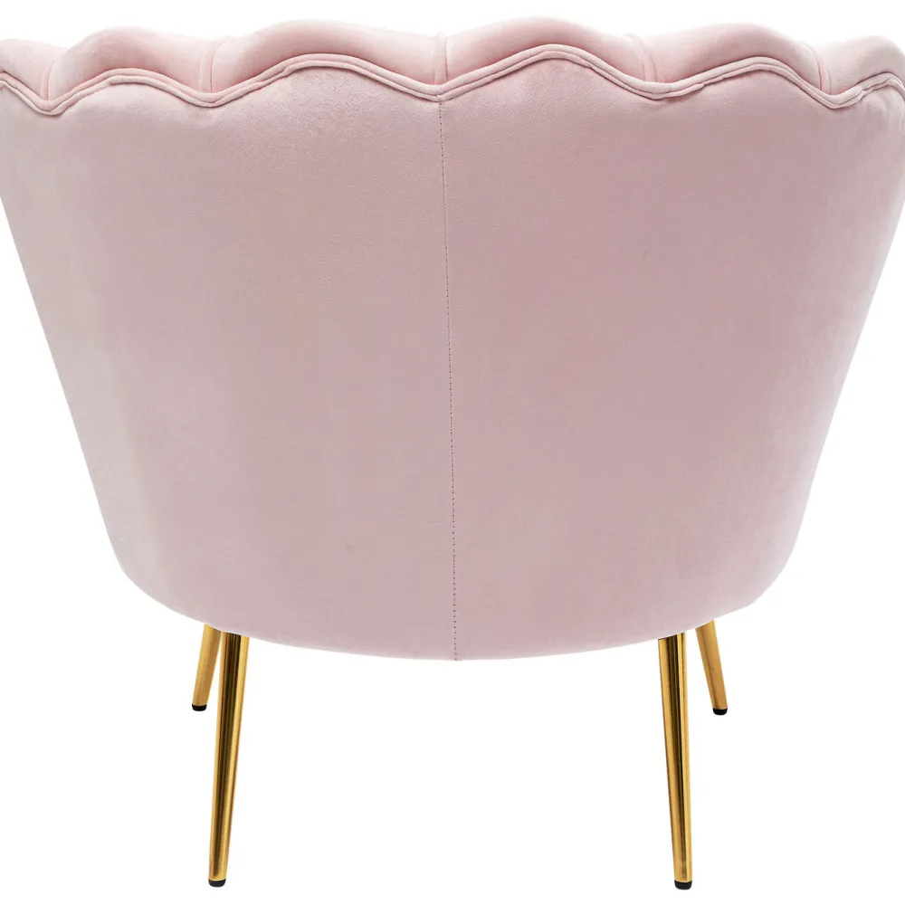 KARE Design Nojatuolit*Water Lily Nojatuoli, Kulta/roosa