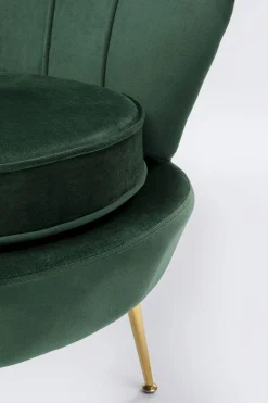 KARE Design Nojatuolit*Water Lily Nojatuoli, Kulta, Tummanvihreä