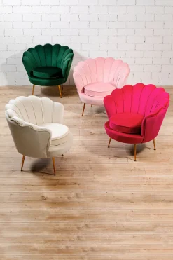 KARE Design Nojatuolit*Water Lily Nojatuoli, Kulta, Beige