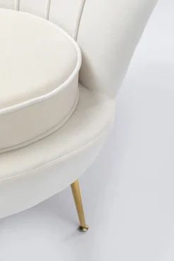 KARE Design Nojatuolit*Water Lily Nojatuoli, Kulta, Beige