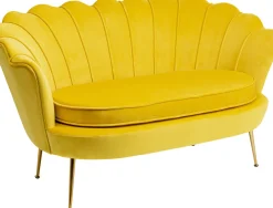 KARE Design Sohvat|Olohuone*Water Lily Sohva 2-istuttava, Kulta, Keltainen