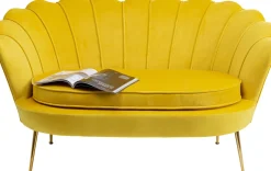 KARE Design Sohvat|Olohuone*Water Lily Sohva 2-istuttava, Kulta, Keltainen