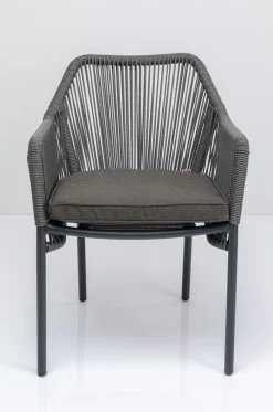 KARE Design Tuolit*Wave Tuoli Käsinojilla, Harmaa