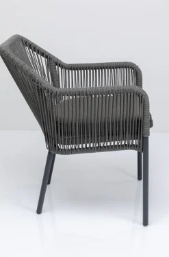 KARE Design Tuolit*Wave Tuoli Käsinojilla, Harmaa