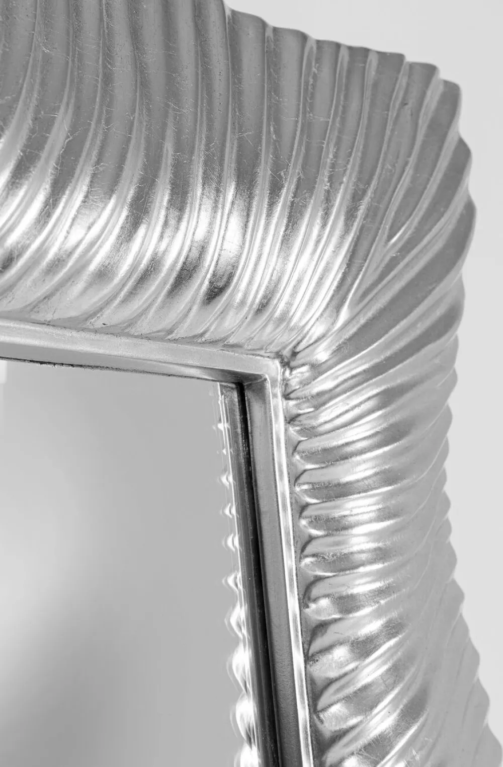 KARE Design Peilit*Wavy Seinäpeili, Hopea 94x124cm