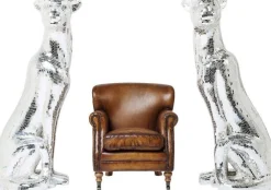 KARE Design Jalalliset Koriste-Esineet*Welcome Panther Pantteri Koriste-esine, Patsas - Mosaiikki, Vasen, XL