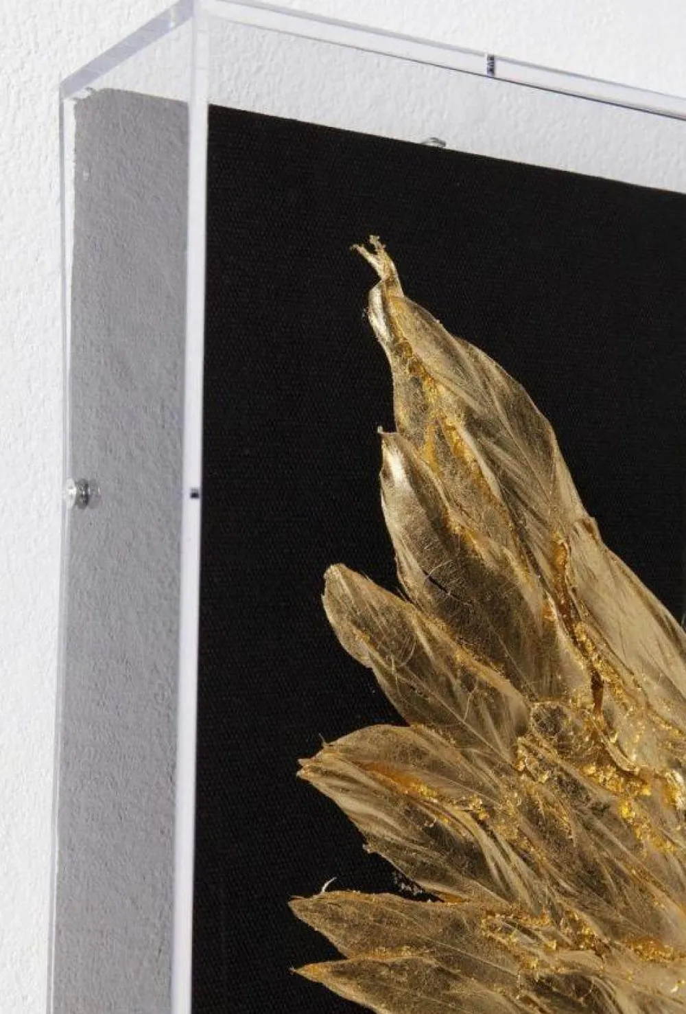 KARE Design Seinäkoristeet*Wings Siivet Seinäkoriste- Kulta, Musta 120x120cm