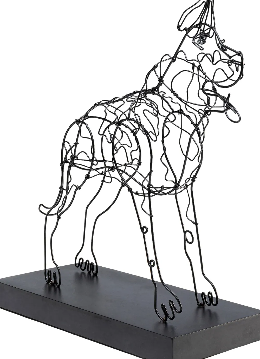 KARE Design Koriste-Esineet*Wire Attack Dog Seinäkoriste 36cm