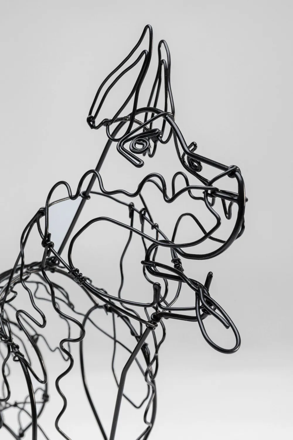 KARE Design Koriste-Esineet*Wire Attack Dog Seinäkoriste 36cm