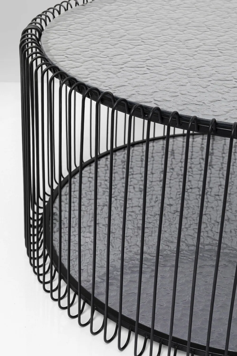 KARE Design Sohvapöydät*Wire Double Bubble Sohvapöytä Musta (2/Setti)