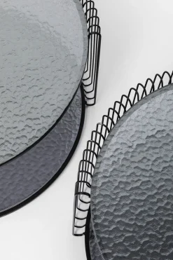 KARE Design Sohvapöydät*Wire Double Bubble Sohvapöytä Musta (2/Setti)