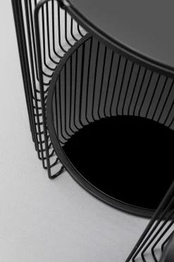 KARE Design Sohvapöydät*Wire Double Sivupöytä, Musta (2/Setti)