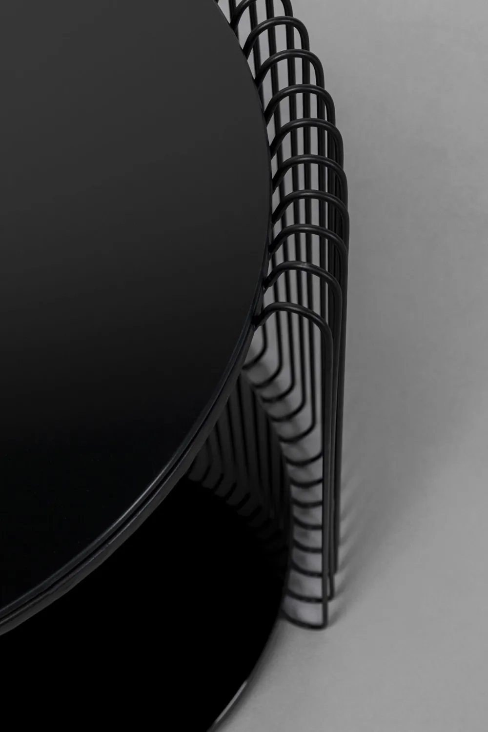 KARE Design Sohvapöydät*Wire Double Sivupöytä, Musta (2/Setti)