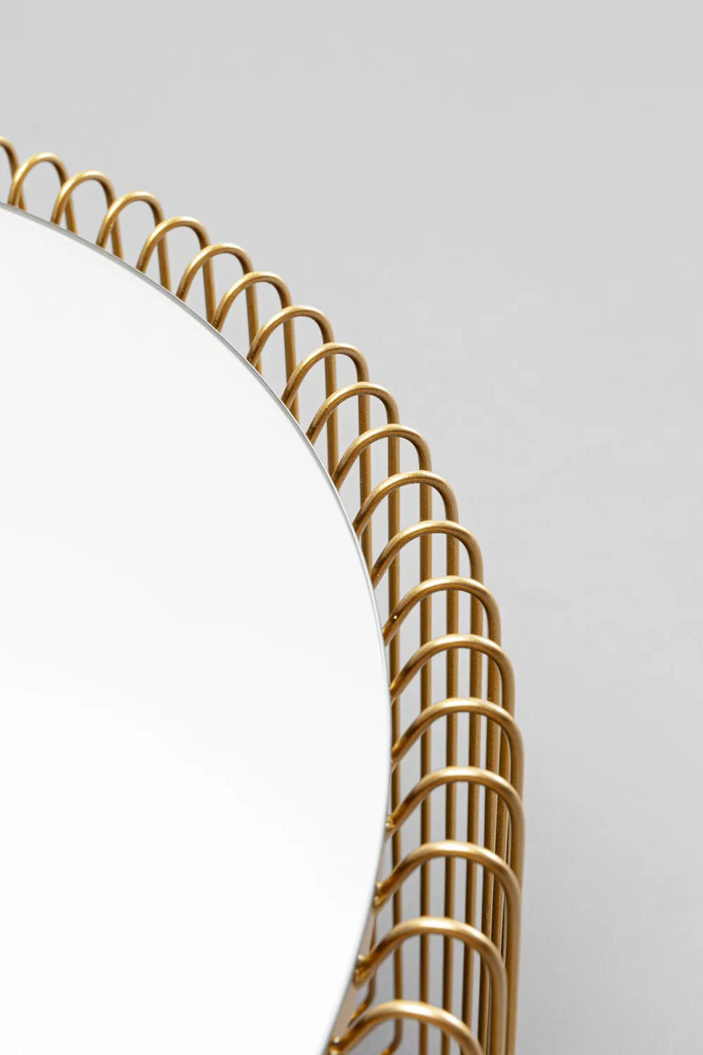 KARE Design Sohvapöydät|Olohuone*Wire Double Sohvapöytä, Messinki (2/Setti)