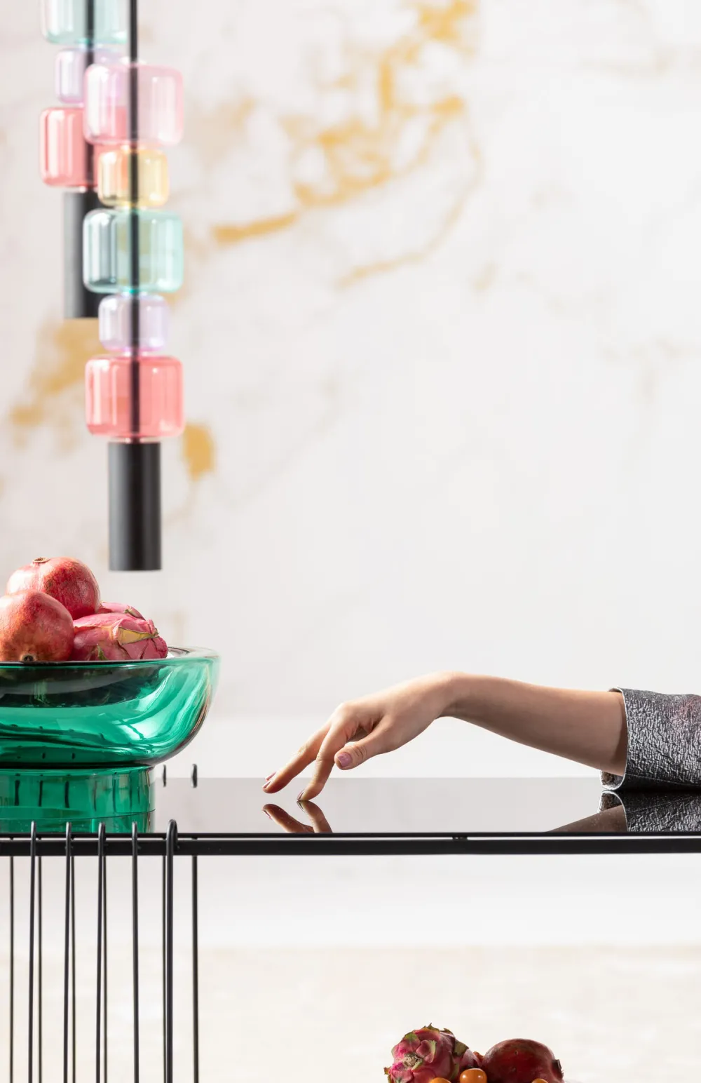 KARE Design Sohvapöydät*Wire Double Sohvapöytä Musta 120x60cm