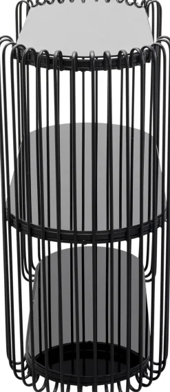 KARE Design Konsolipöydät Ja Sivupöydät*Wire Konsolipöytä, Sivupöytä, Musta 81x78cm