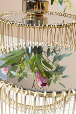 KARE Design Sohvapöydät|Olohuone*Wire Sivupöytä, Messinki (2/Setti)