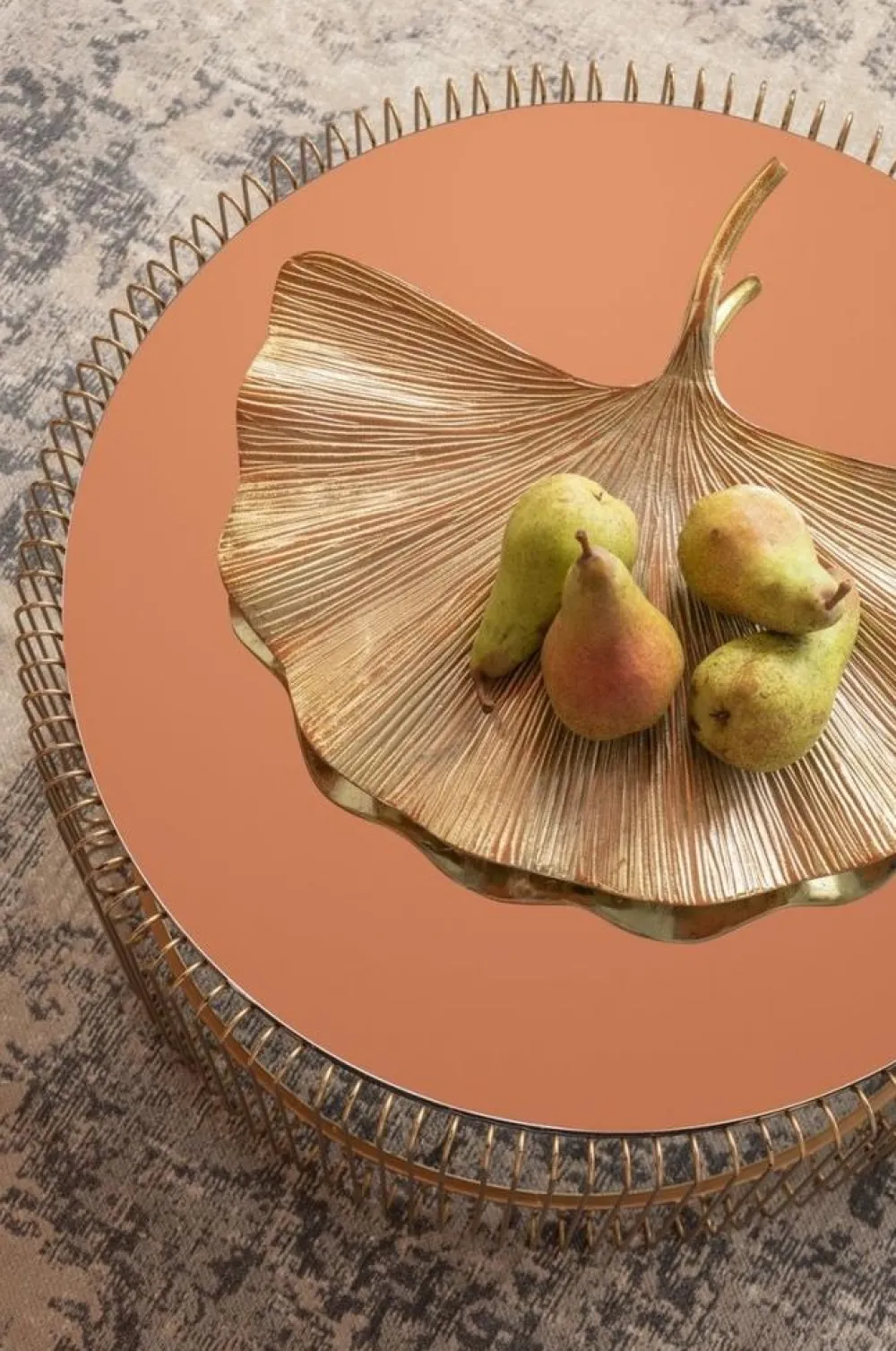 KARE Design Sohvapöydät|Olohuone*Wire Sohvapöytä, Messinki (2/Setti)