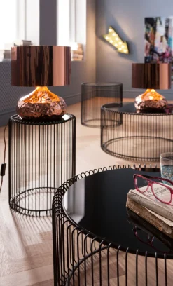 KARE Design Sohvapöydät|Olohuone*Wire Sohvapöytä, Musta (2/Setti)