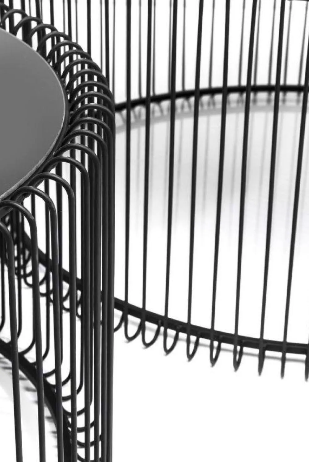KARE Design Sohvapöydät|Olohuone*Wire Sohvapöytä, Musta (2/Setti)