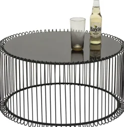 KARE Design Sohvapöydät|Olohuone*Wire Sohvapöytä, Musta (2/Setti)