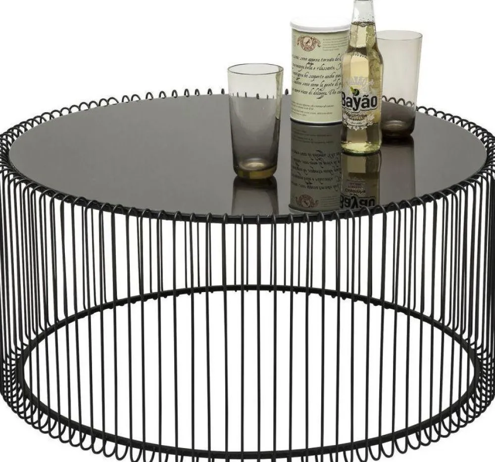 KARE Design Sohvapöydät|Olohuone*Wire Sohvapöytä, Musta (2/Setti)