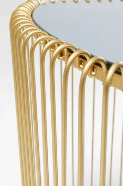 KARE Design Sohvapöydät|Olohuone*Wire Triangle Sivupöytä, Kulta (2/Setti)