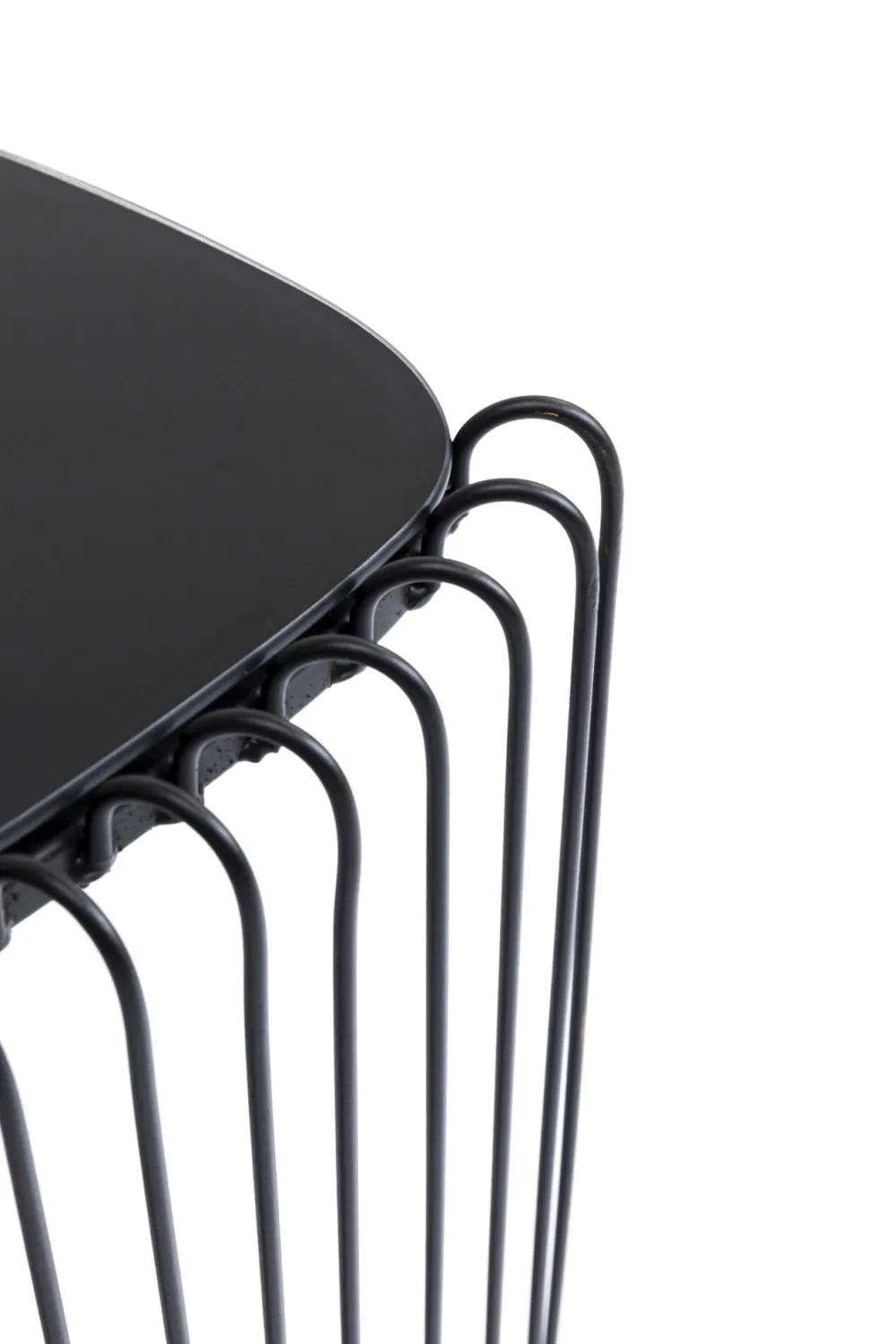 KARE Design Sohvapöydät|Olohuone*Wire Triangle Sivupöytä, Musta (2/Setti)