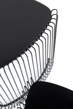 KARE Design Sohvapöydät|Olohuone*Wire Triangle Sivupöytä, Musta (2/Setti)