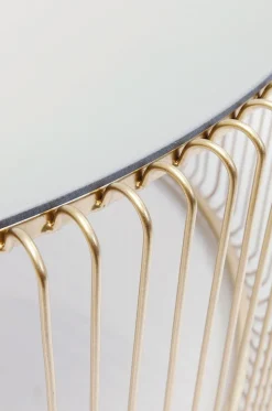 KARE Design Sohvapöydät*Wire Uno Sohvapöytä Messinki Ø80cm