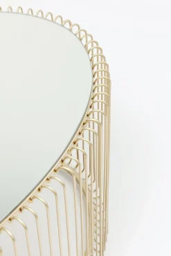 KARE Design Sohvapöydät*Wire Uno Sohvapöytä Messinki 60x90cm