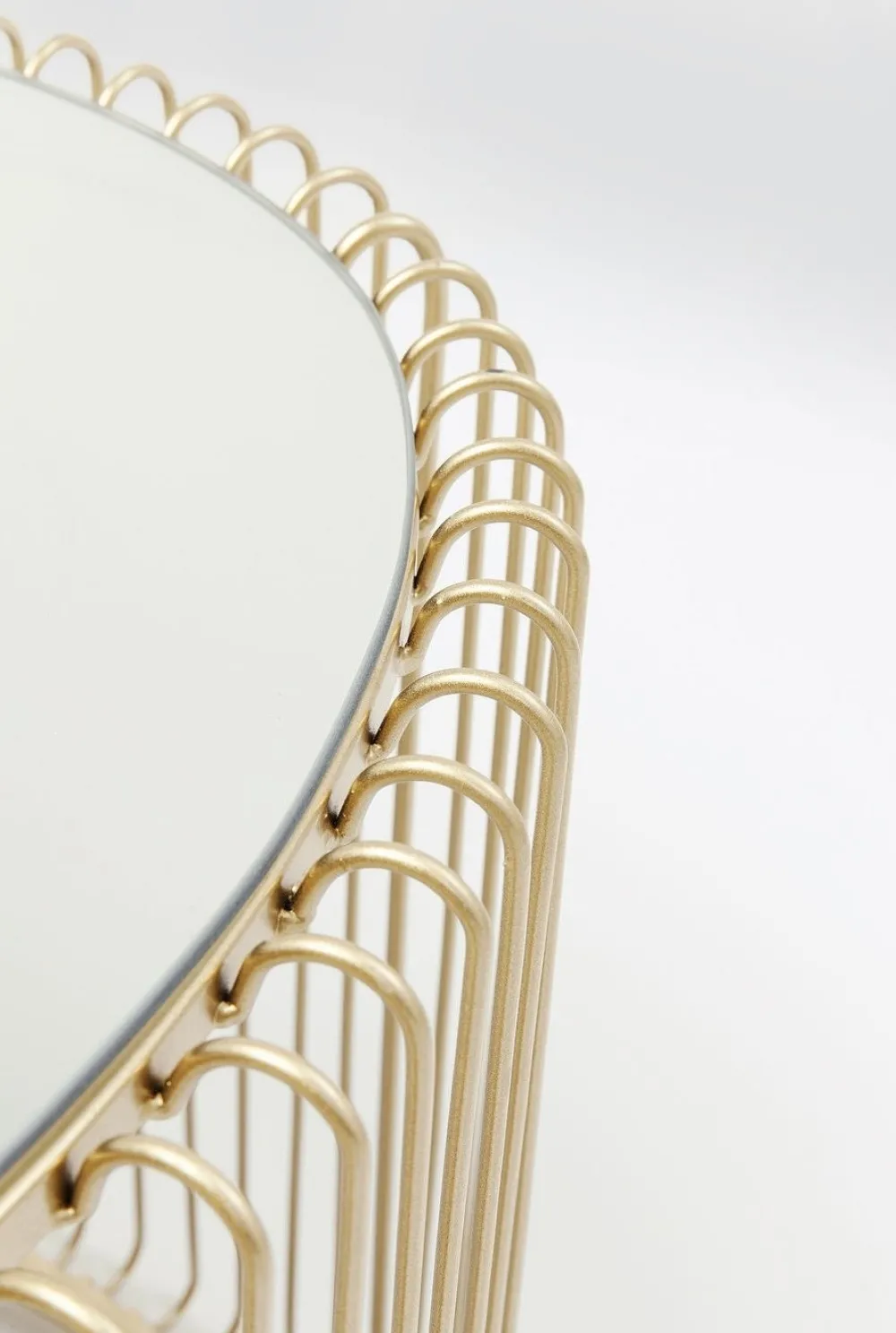 KARE Design Sohvapöydät*Wire Uno Sohvapöytä Messinki 60x90cm