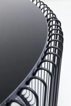 KARE Design Sohvapöydät*Wire Uno Sohvapöytä Musta Ø80cm