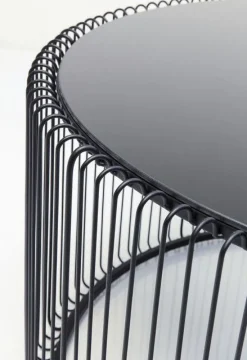 KARE Design Sohvapöydät*Wire Uno Sohvapöytä Musta Ø80cm