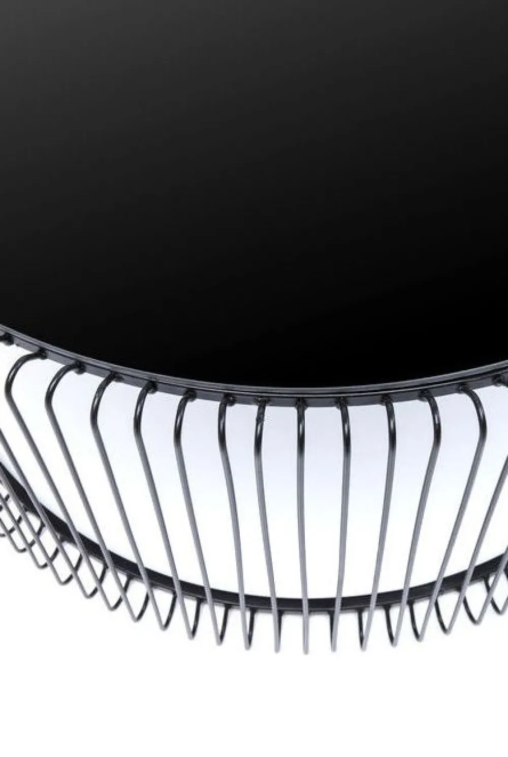 KARE Design Sohvapöydät*Wire Uno Sohvapöytä Musta Ø80cm