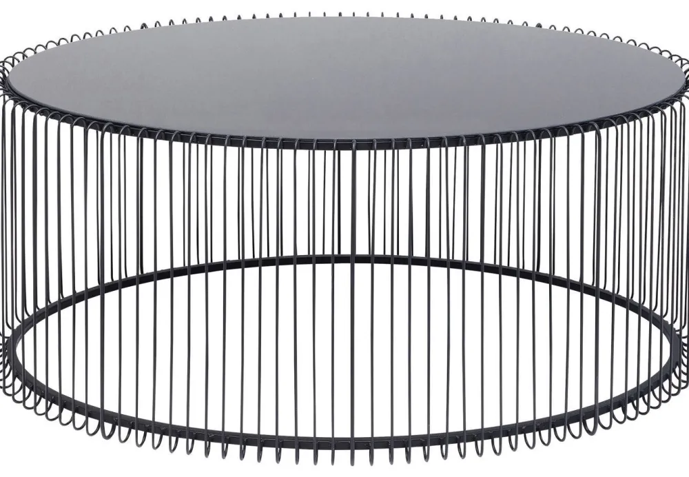 KARE Design Sohvapöydät*Wire Uno Sohvapöytä Musta 60x90cm