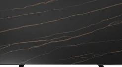 KARE Design Pöydät*Xenia Jatkettava Pöytä Musta 140(+30+30)x80cm