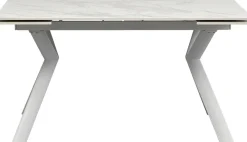 KARE Design Pöydät*Xenia Jatkettava Pöytä Valkoinen 140(+30+30)x80cm