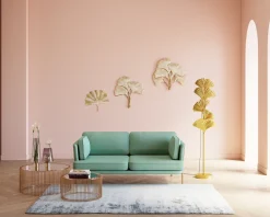 KARE Design Lattiavalaisimet*Yuva Lattiavalaisin, Kulta 160cm