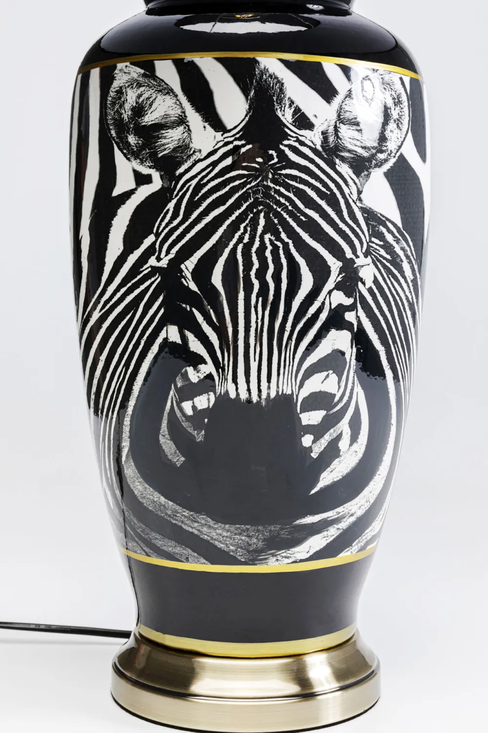 KARE Design Pöytävalaisimet*Zebra Face Seepra Pöytävalaisin 71cm