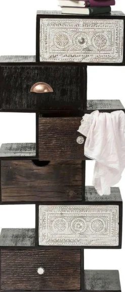 KARE Design Senkit|Olohuone*Zick Zack Finca Lipasto 6 Laatikkoa