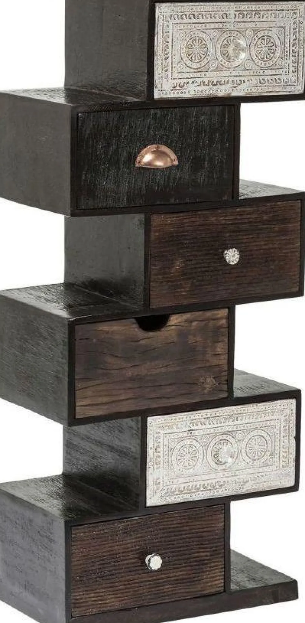 KARE Design Senkit|Olohuone*Zick Zack Finca Lipasto 6 Laatikkoa