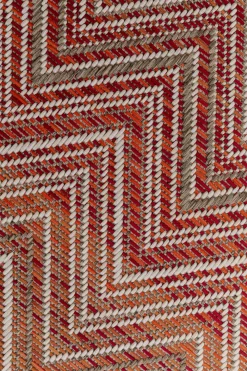 KARE Design Matot*Zigzag Red Matto Ulkokäyttöön, Punainen 160x230cm