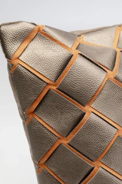 KARE Design Sisustustyynyt|Olohuone*Zoe Patch Tyyny Vihreä 45x45cm