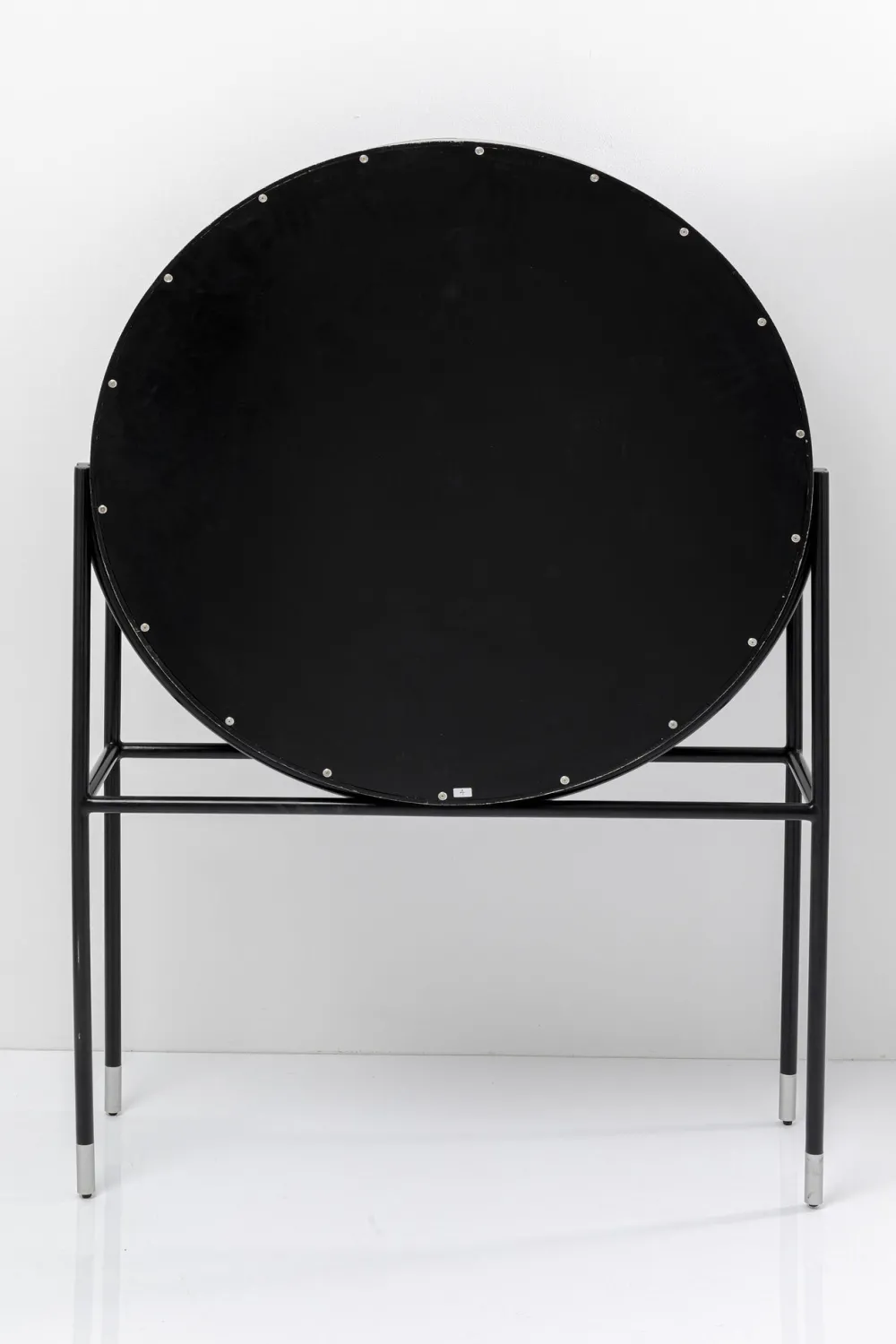 KARE Design Baarit*Zoom Baarikaappi - Pyöreä Muoto, Mustavalkoinen 100x160cm