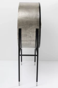 KARE Design Baarit*Zoom Baarikaappi - Pyöreä Muoto, Mustavalkoinen 100x160cm